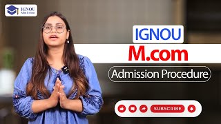 What is the Mcom Admission Procedure of IGNOU  IGNOU Mcom Admission Procedure [upl. by Aihtibat]