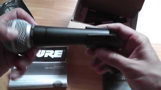 Shure sm58 vocal mic  unboxing [upl. by Akerue230]