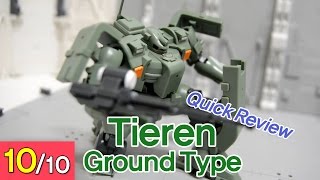 Quick Review HG 1144 티에렌 지상형  Tieren Ground Type [upl. by Wengert]