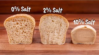 This is How Salt Affects Bread Dough  The Effects of Salt Explained [upl. by Nyleve]