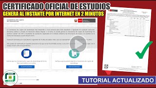 Certificado de Estudios MINEDU  Tutorial  GENERAR CONSTANCIA DE LOGROS de CUALQUIER PERSONA [upl. by Itisahc]