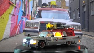 Lego 75828 Ecto1 2016 LED installed Demo [upl. by Whetstone]