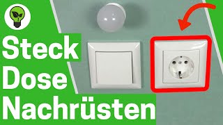 Steckdose an Lichtschalter Anschließen ✅ULTIMATIVE ANLEITUNG Wie Schalter mit Steckdose Nachrüsten [upl. by Navnod83]