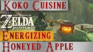 Zelda BotW  Koko Cuisine  Energizing Honeyed Apple  side quest  Breath of the Wild [upl. by Sirrap]