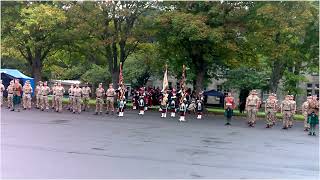 Assaye Parade 2024 014  Glencorse Bks  Milton Bridge and Presentation of Medals [upl. by Akalam]