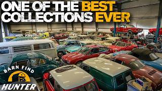 One of the BEST and MOST Diverse Car Collections Weve Ever Seen  Barn Find Hunter [upl. by Port]