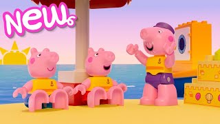 Peppa Pig Tales ⛱️ The Desert Island 🏝️ LEGO DUPLO Peppa Pig Episodes [upl. by Airtemed]