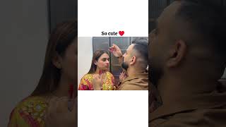 So cute both ♥️ swatimongarajatswati rajatswativlogs couplegoals relatable couple [upl. by Carmelita]