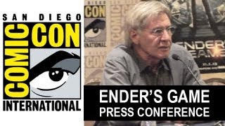 Enders Game Comic Con 2013 Interview  Harrison Ford  Beyond The Trailer [upl. by Milla]