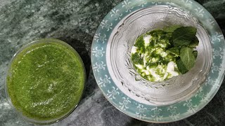 Mint Coriander Sauce RecipeRamzan Special ChutneyGreen Chilly Sauce by quotDelicious Food with FRquot [upl. by Grete98]