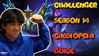 HOW TO PLAY CASSIOPEIA IN SEASON 14 LIKE A CHALLENGER [upl. by Painter413]