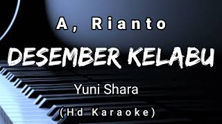 Desember Kelabu  A Rianto  Yuni Syara  Hd Karaoke [upl. by Zita]