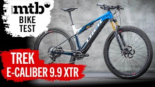 Trek ECaliber 99 im Test I Light E Bike Fully I Shimano XTR I Fazua I Carbon Cross Country E MTB [upl. by Austen]