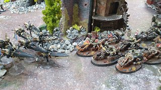 Eldar vs Orks 10th edition Warhammer 40k battle report [upl. by Ronyar]