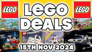 LEGO DEALS  ASDA  VERY  ARGOS  BampM  FRASERS  COOL SHOP  15TH NOV 2024 [upl. by Atilek]