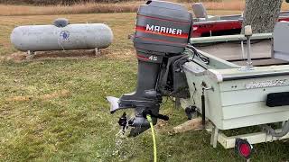 45 HP Mariner Outboard [upl. by Gough]