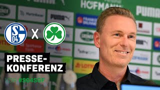 Haas quotGroße Zuversichtquot  PK vor S04SGF [upl. by Anilas]