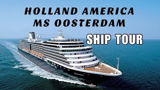 Holland America MS Oosterdam Cruise Ship Tour  Video and Photo Slideshow  Cruise Luncheon [upl. by Wendt]