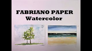 Watercolor Painting on Fabriano Artistico Paper  with Chris Petri [upl. by Nrubliw]