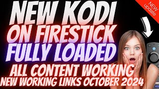 BEST KODI FULLY LOADED SETUP OCTOBER 2024  KODI 100 WORKING [upl. by Dehsar]