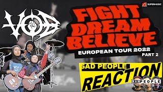 part2 Voice of Baceprot  FIGHT DREAM BELIEVE EUROPE TOUR 2022  REACTION [upl. by Trilly]