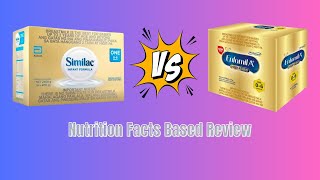 Enfamil VS Similac Nutrition Facts Based Review 06 months old babys milk [upl. by Nauqaj]