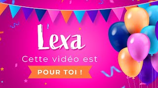 🎂 Chanson joyeux anniversaire Lexa  Les chatons les plus mignons 🎂🎉 [upl. by Holcomb]