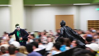 BATMAN CLASS PRANK UNCUT The University of Texas [upl. by Groeg699]