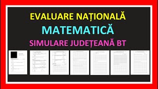 EVALUARE NATIONALA 2023 MATEMATICA SIMULARE JUDETEANA MODEL REZOLVARE EXAMEN CLASA 8 SUBIECTE 2023 [upl. by Lagas]