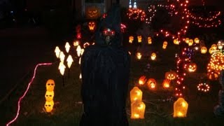 Halloween Yard Display 2012 [upl. by Marjana]