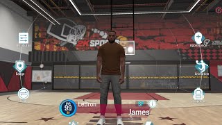 NBA 2k24 arcade edition my career Lebron james hack [upl. by Still24]