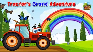 Tractor’s Grand Adventure  Fun Kids Story  Bedtime Stories  Rihan’s Rhymes amp Fun [upl. by Eenafit]