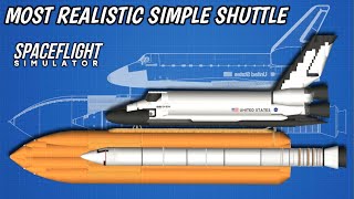 How To Build Own Space Shuttle In Spaceflight Simulator Realistic Blueprint [upl. by Elledoj]