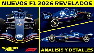 🚨ULTIMA HORA💥 NUEVOS F1 2026 REVELADOS ✅ REGLAMENTO FINALIZADO y PRIMERAS IMAGENES 🕵️‍♂️ F1 MAS PEQU [upl. by Ikram712]