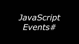 JavaScript Events With Examples [upl. by Ruben]