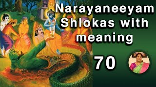 Narayaneeyam Dashakam 70 Salvation of Sudarshana  Meaning [upl. by Cinda]