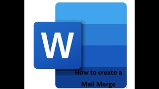 How to Create a Mail Merge Create a mail merge using MS Word [upl. by Gallagher535]