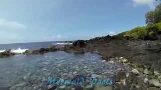 Mermaid Pools and GoPro in Puna Hawaii [upl. by Eignav]