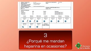 Video Sintrom 3 ¿Porqué me mandan heparina en ocasiones [upl. by Rairb]