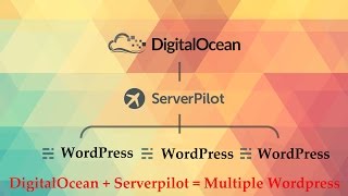 How to create multiple wordpress sites on a single droplet in digitalocean serverpilot [upl. by Annaed689]