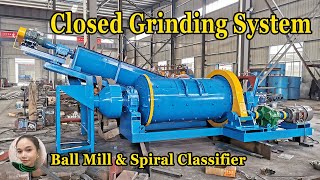 Closed Circuit Grinding System ball mill for gold mining [upl. by Mettah]