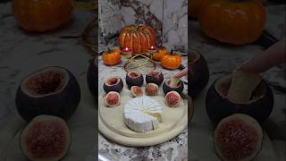 fig and camembert delight 🧀 🍽shortvideo shorts asmr delight camembert food [upl. by Llennahs]