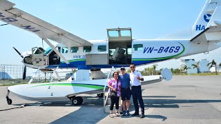 Scenic flight over HaLong Bay  Oct 2024 [upl. by Nonnahs617]