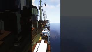 Die WURSTLine  SS Dortmund minecraft ship maritime wurst [upl. by Notserc476]