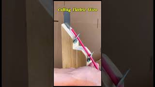 quotDIY Electric Wire Cutting with Handmade Wooden Tool 🔥quot [upl. by Akeenahs]