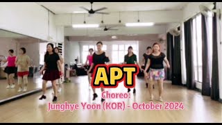 APT  Line Dance Junghye Yoon KOR  October 2024 [upl. by Ardeid]