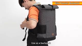 IBERA IBSF3 Bike Pannier–Backpack [upl. by Wolfie109]