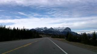 Athabasca River Valley amp Snaring River Road Drivelapse Time Lapse [upl. by Kalbli]