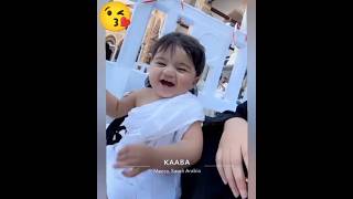 🤩😍🤓🕋so cute baby boy 💖 in Madina Shareef madina cutebaby trending viralshort [upl. by Behre412]