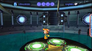 Ratchet and Clank HD PS3 walkthrough  Qwarks HQ [upl. by Odetta758]